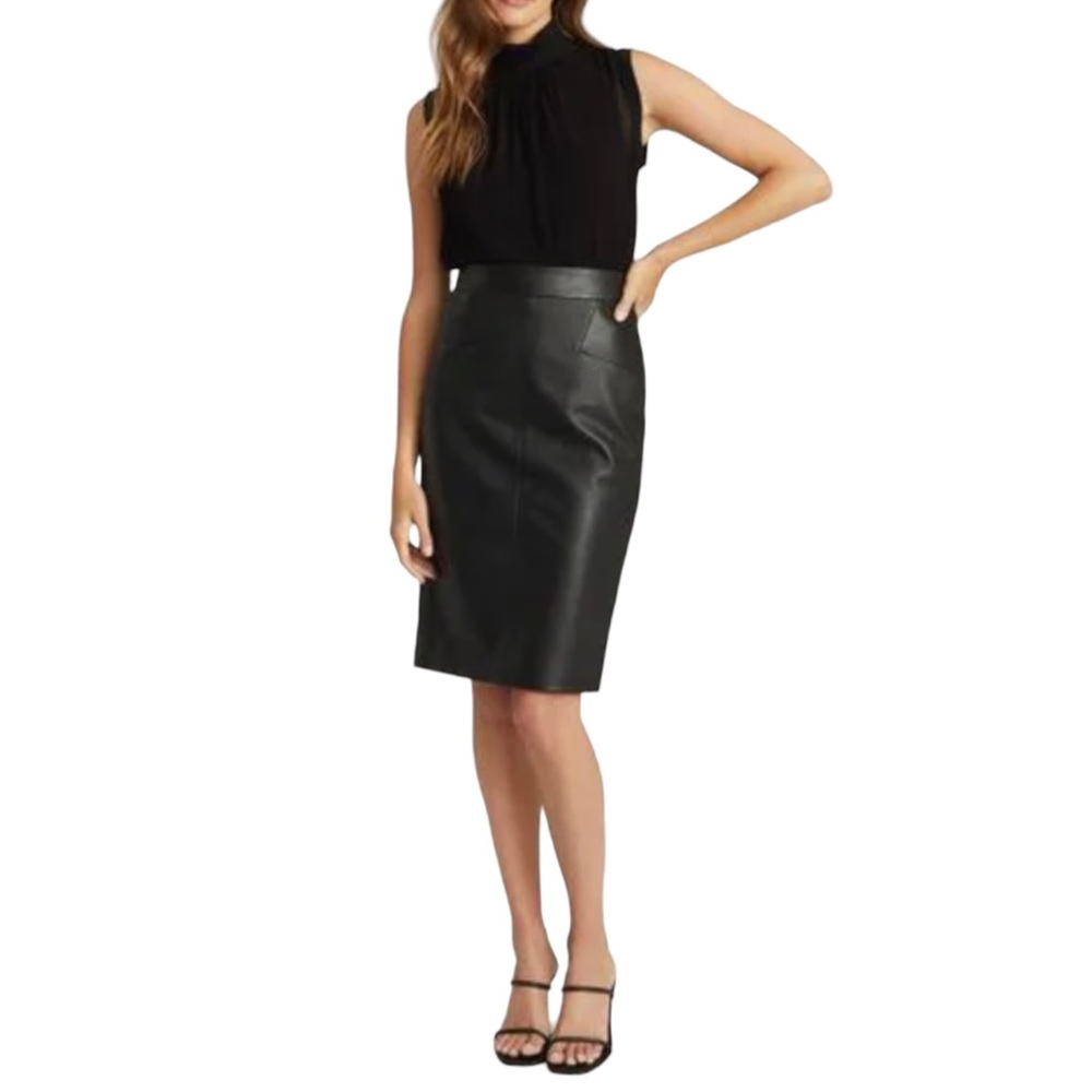 Elegant Black Pencil Skirt